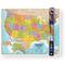 Hemispheres® United States Wall Chart with Interactive App